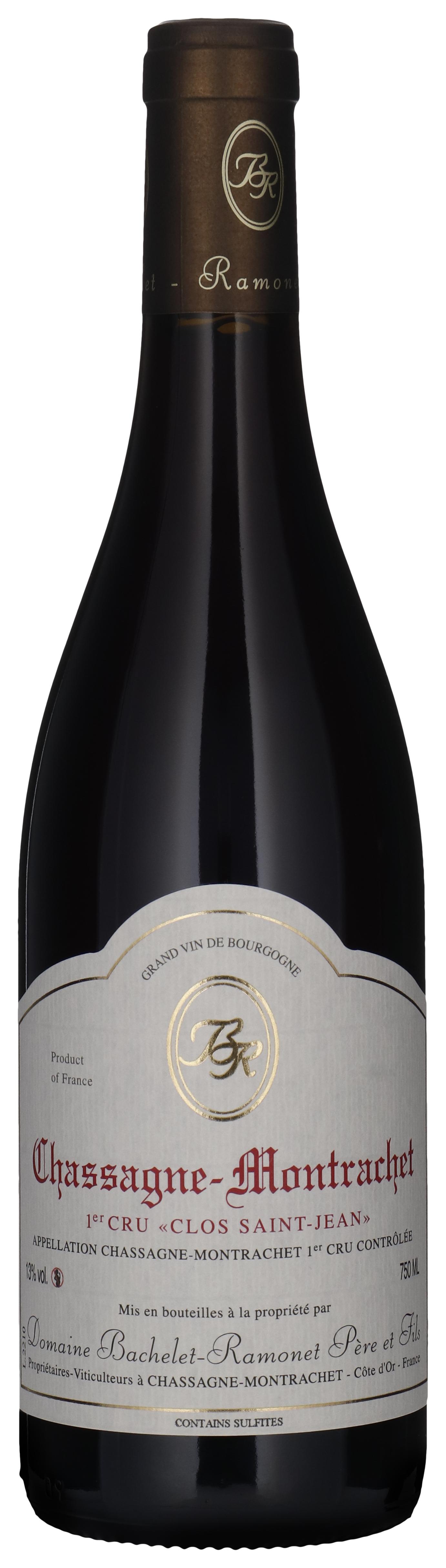Chassagne-Montrachet Rouge 1. Cru Clos Saint Jean 2023 wine bottle