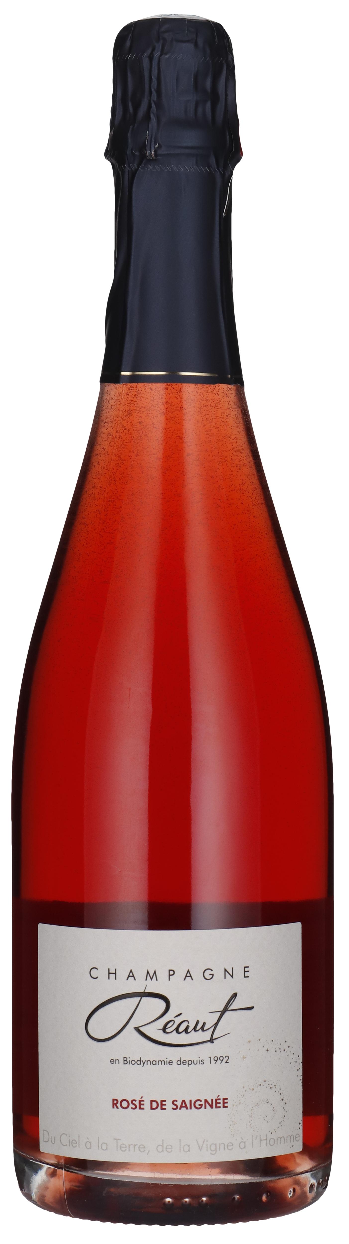 Rosé de Saignée wine bottle