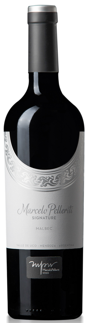 Marcelo Pelleriti Signature Malbec 2018 wine bottle
