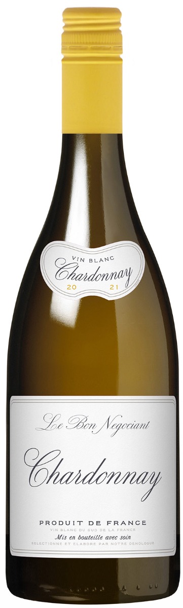 Le Bon Negociant Chardonnay 2022 wine bottle