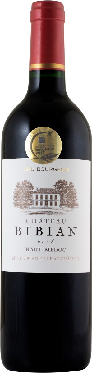 Château Bibian Haut-Médoc Cru Bourgeois 2015 wine bottle