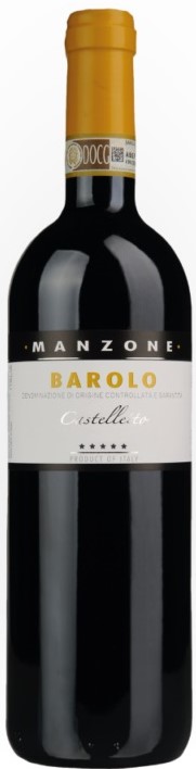 Manzone Barolo DOCG Castelletto 2017 wine bottle