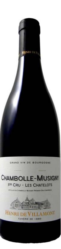 Henri De Villamont Chambolle-Musigny 1er Cru Les Chatelots 2017 wine bottle