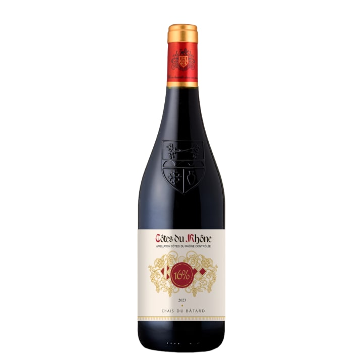 Chais du Batard Cotes du Rhone 2023 wine bottle