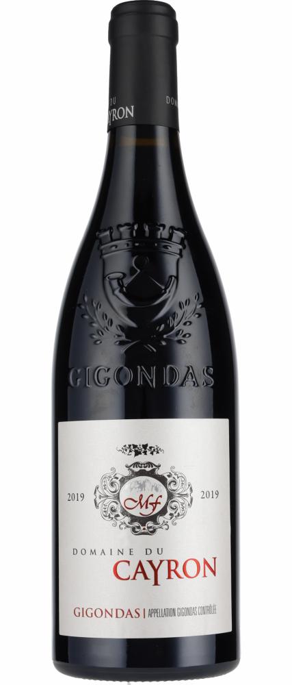 2019 Gigondas Domaine du Cayron wine bottle