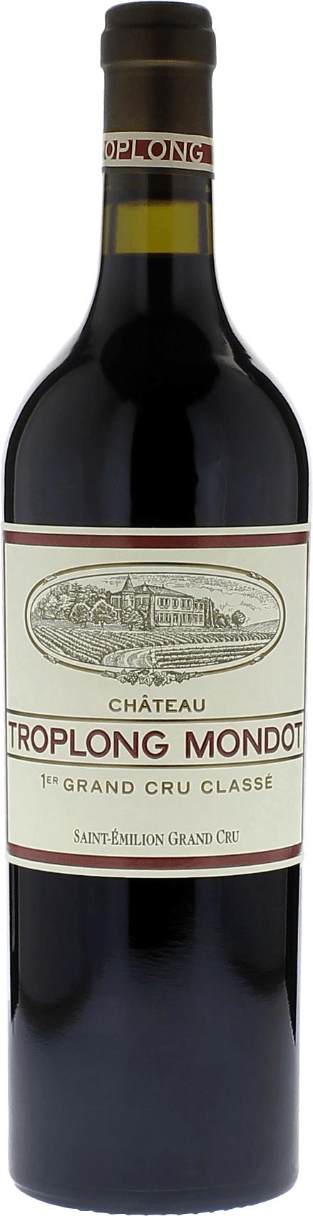 Chateau Troplong Mondot St.-Émilion 1. Grand Cru Classé B 2015 wine bottle