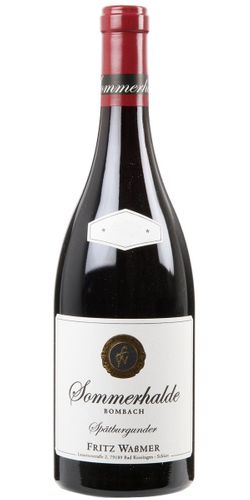 Weingut Fritz Wassmer, Spätburgunder Sommerhalde Bombach 2016 wine bottle