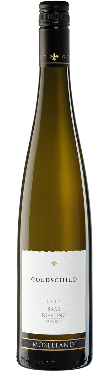 Goldschild Saar Riesling 2015 wine bottle