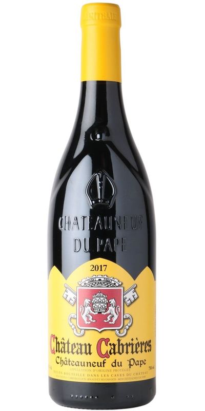 Chateau Cabrieres, Chateauneuf du Pape 2017 wine bottle