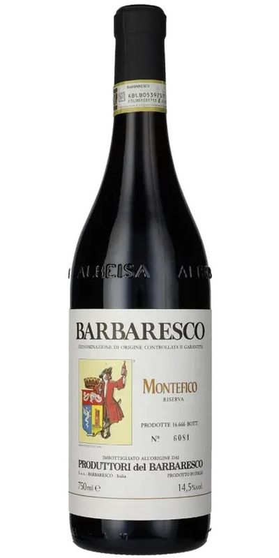 Produttori del Barbaresco, Barbaresco Montefico Riserva 2019 wine bottle