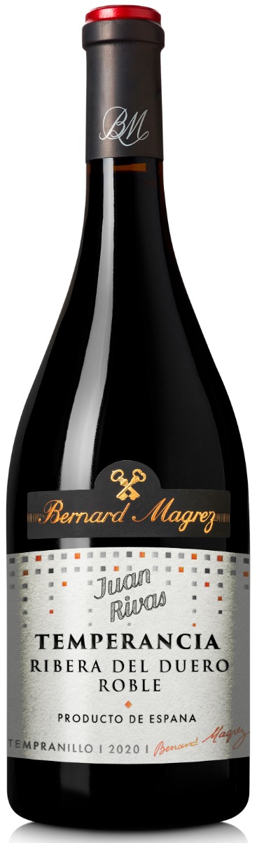 Bernard Magrez Juan Rivas Temperancia Ribera del Duero Roble 2020 wine bottle