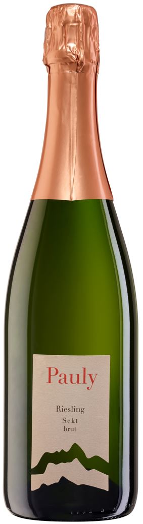 Axel Pauly Riesling Sekt Brut Vintage 2018 wine bottle
