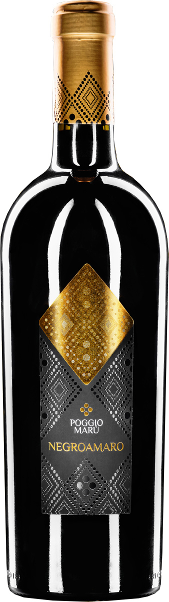 Poggio Maru Negroamaro Salento IGP 2021 wine bottle