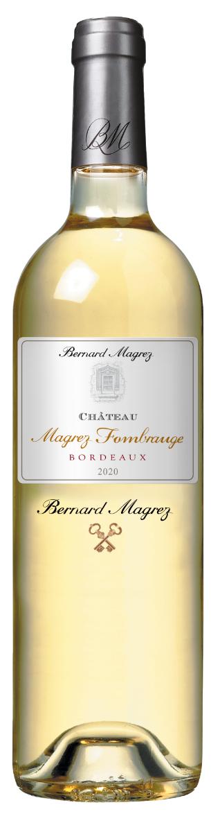 Chateau Magrez Fombrauge Blanc Bordeaux 2020 wine bottle
