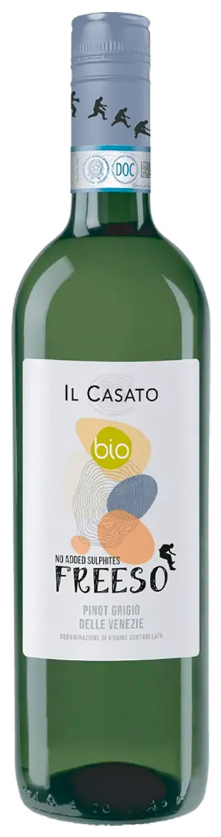 Il Casato Pinot Grigio delle Venezie Fresco 2023 No Added Sulfites ØKO wine bottle