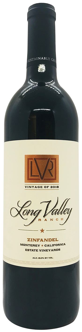Scheid Long Valley Ranch Zinfandel 2018 wine bottle