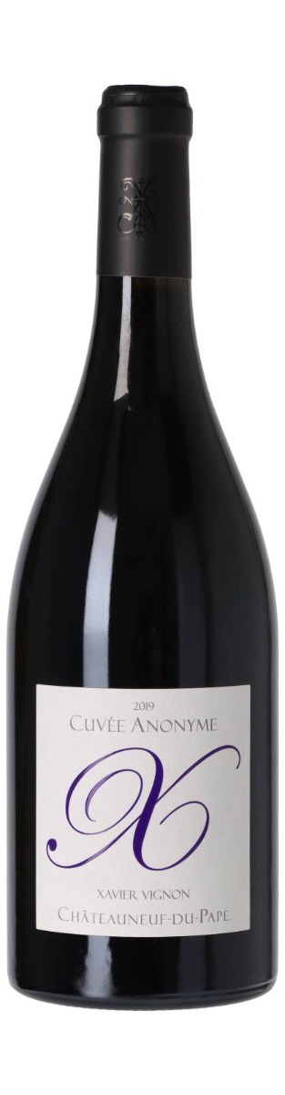 Xavier Chateauneuf du Pape Cuvee Anonyme 2019 wine bottle