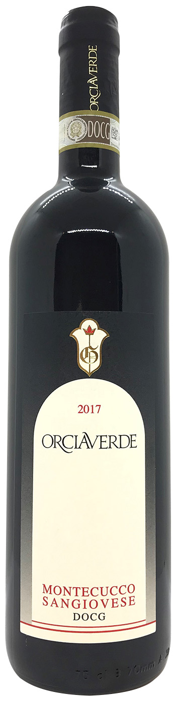 Orciaverde Sangiovese 2017 wine bottle