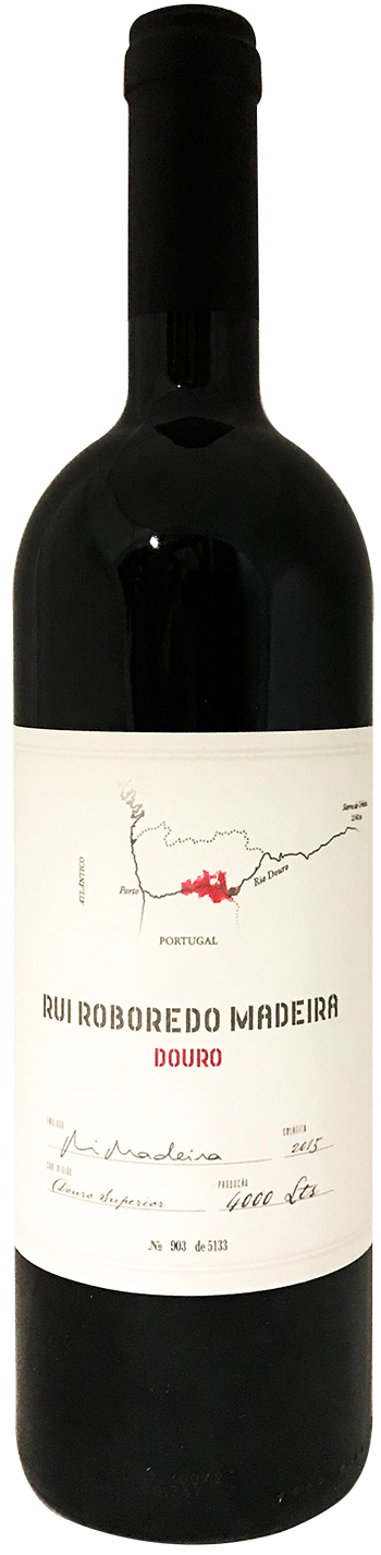 By Rui Roboredo Madeira Douro Superior 2015 i trækasse wine bottle