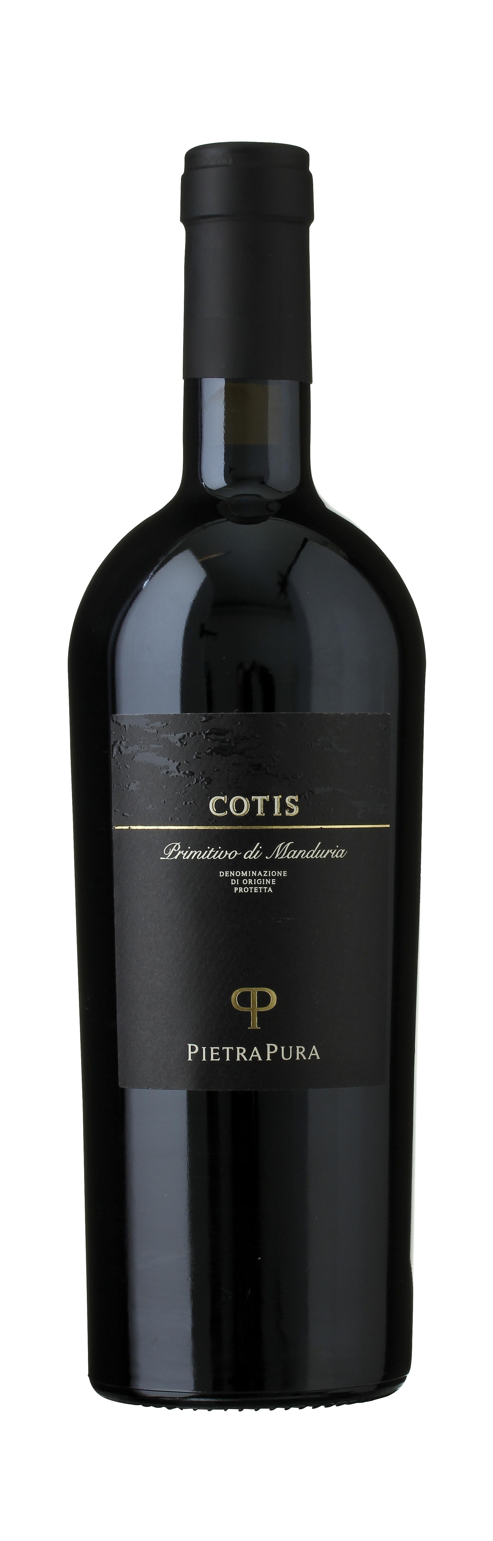 Rocca delle Macìe, Pietra Pura, Cotis Primitivo di Manduria wine bottle