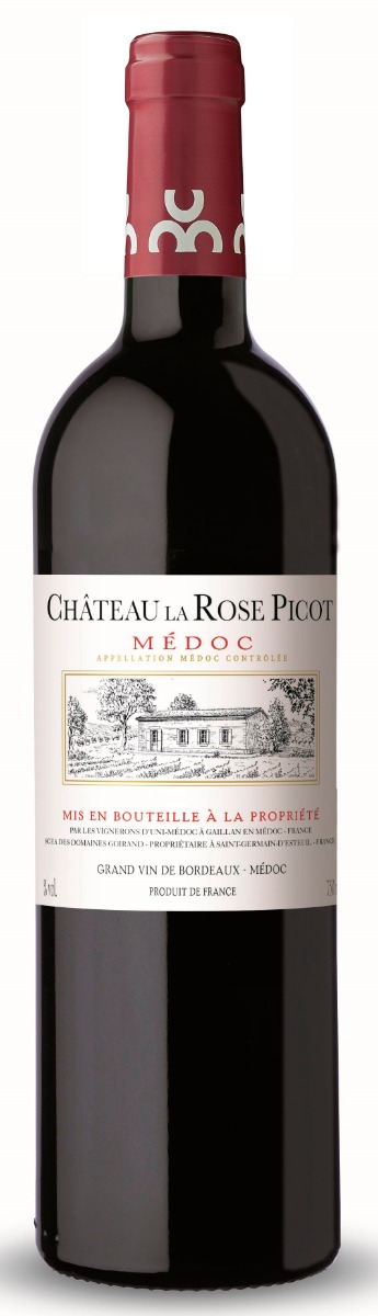 Château La Rose Picot Médoc 2019 wine bottle