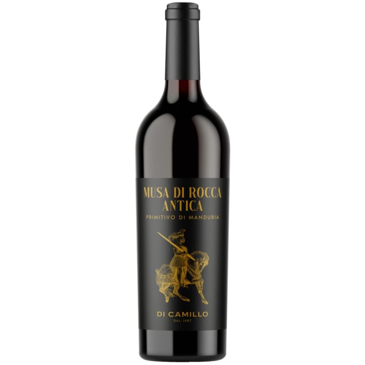 Di Camillo Musa di Rocca Antica Primitivo di Manduria 2025 wine bottle