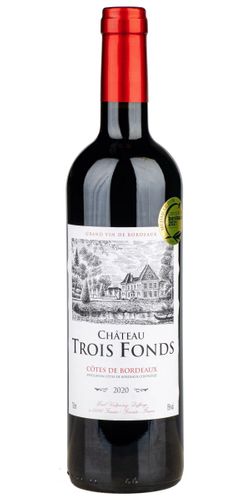 Chateau Trois Fonds 2020 wine bottle