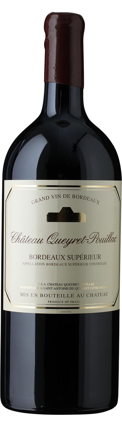 Château Queyret-Pouillac Bordeaux Supérieur dobbeltmagnum wine bottle