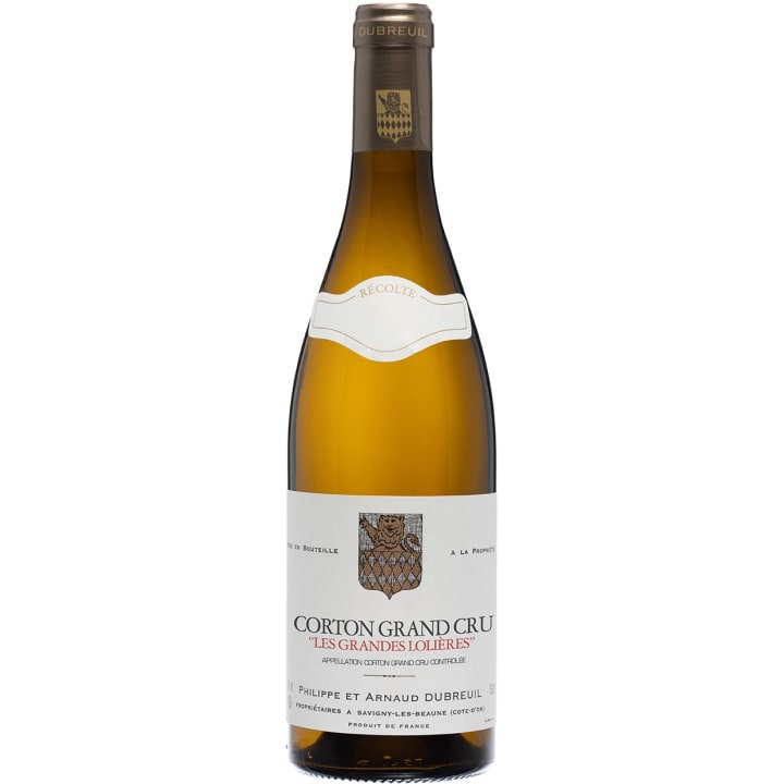 Philippe et Arnaud Dubreuil Corton 1er Cru Les Grandes Lolieres Blanc 2023 wine bottle