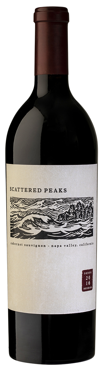 Scattered Peaks 2016 Cabernet Sauvignon wine bottle