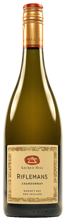 Riflemans Chardonnay 2016 Sacred Hill wine bottle