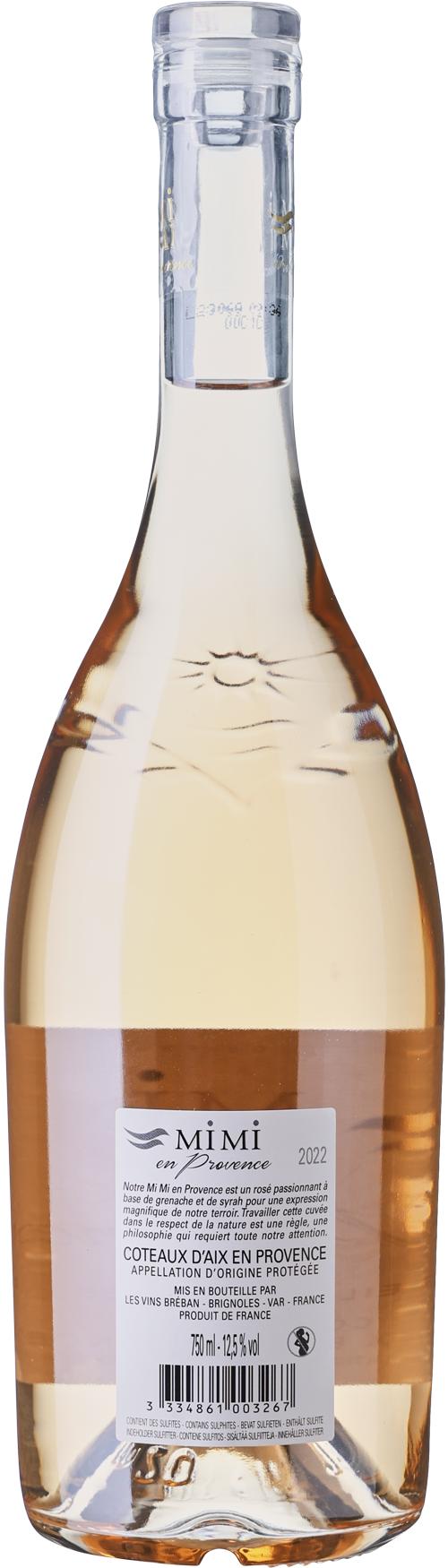 Mimi Rosé Vielles Vignes Coteaux d´Aix en Provence AOP wine bottle
