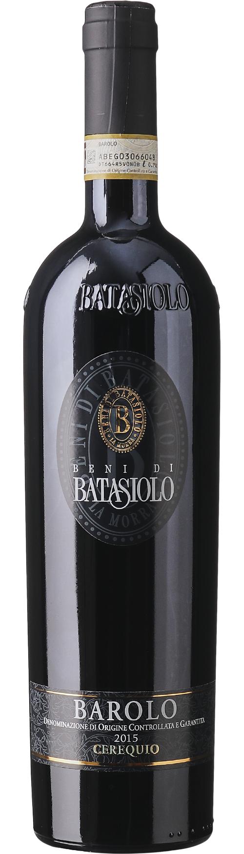 Beni di Batasiolo Barolo Vigneto Cerequio, Single vineyard wine bottle