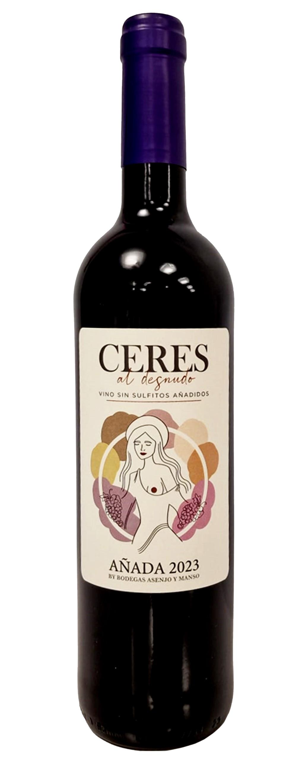 Ceres al desnudo 2024 wine bottle