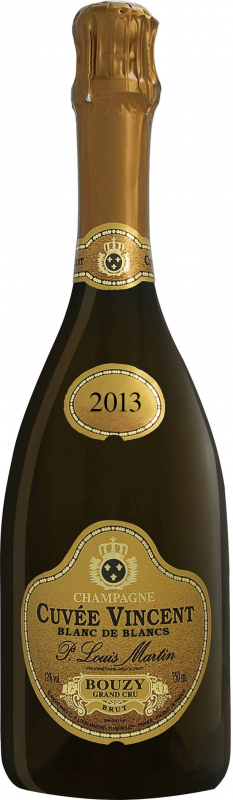 P. Louis Martin Champagne Cuvee Vincent Bouzy Grand Cru 2013 wine bottle