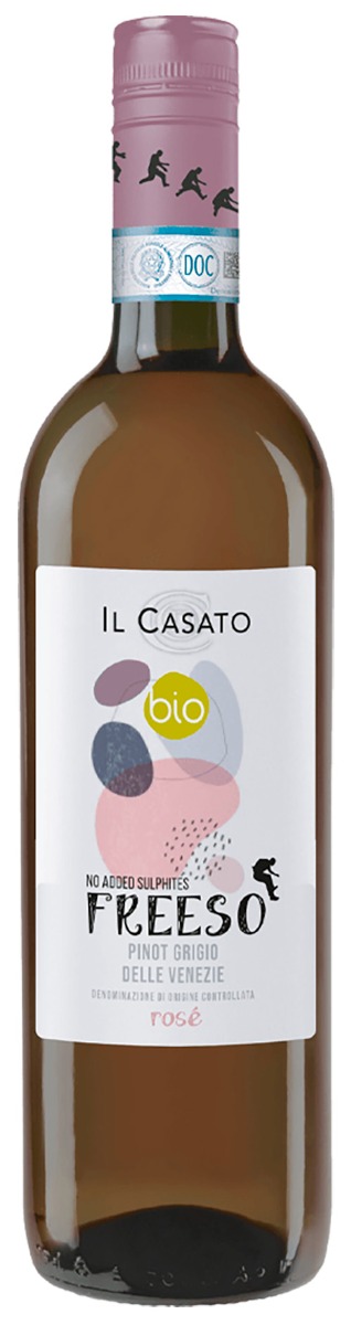 Il Casato Pinot Grigio delle Venezie Fresco Rosé 2023 No Added Sulfites wine bottle