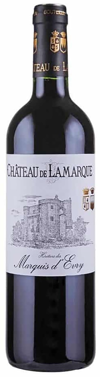 Château de Lamarque Haut-Médoc 2022 i trækasse wine bottle