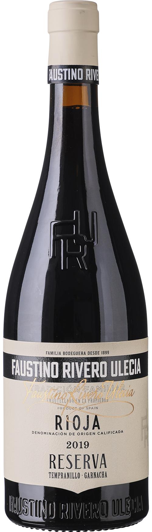 Faustino Rivero Ulecia DO Rioja Reserva wine bottle