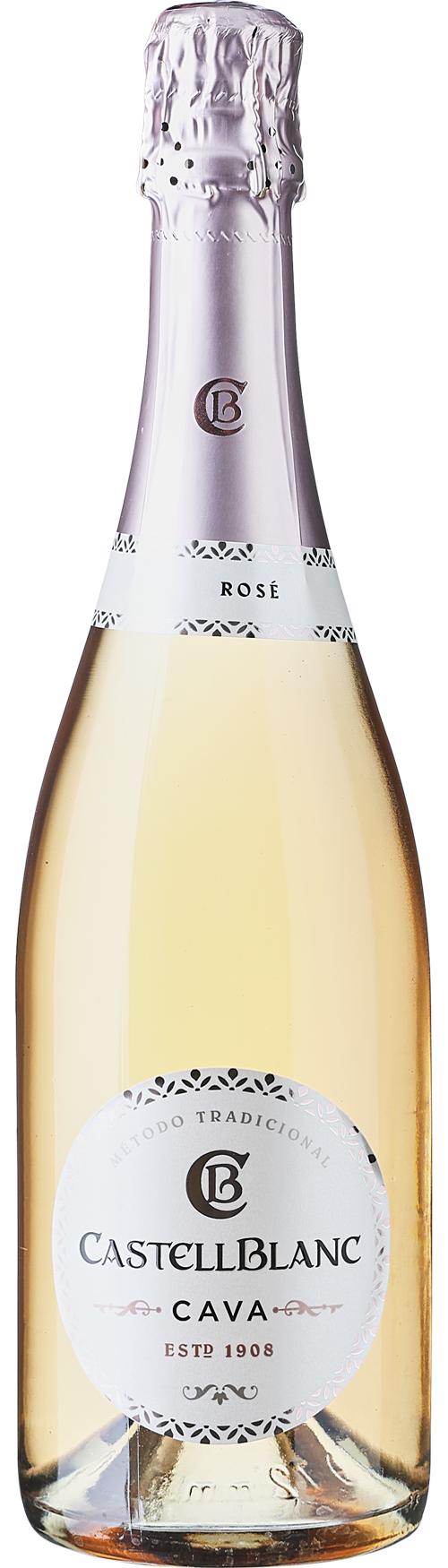 Castellblanc Cava Rosado Brut wine bottle