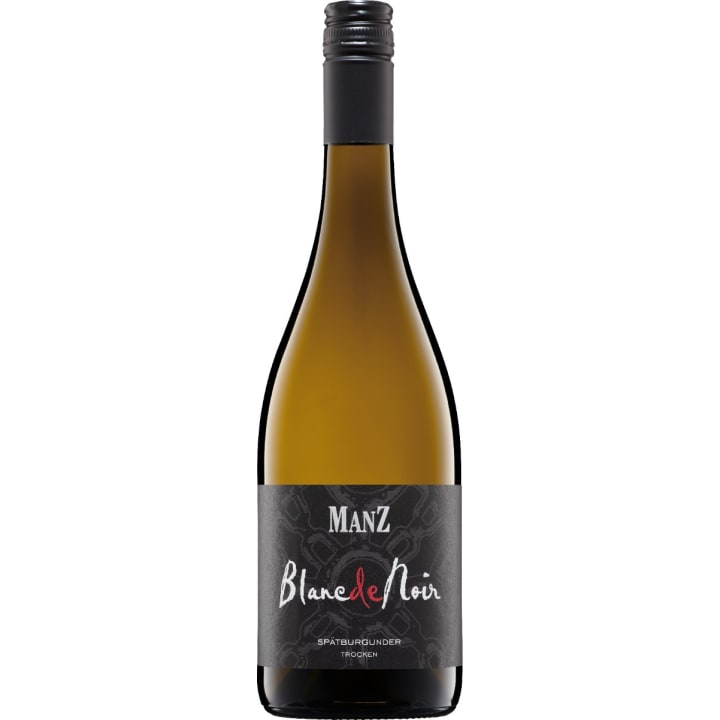 Manz Spatburgunder Blanc de Noir 2024 wine bottle