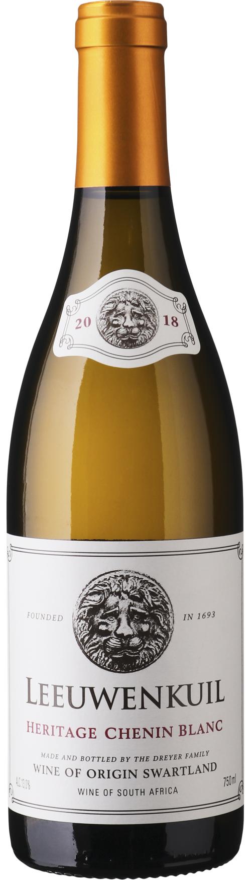Leeuwenkuil Heritage Swartland Chenin Blanc wine bottle
