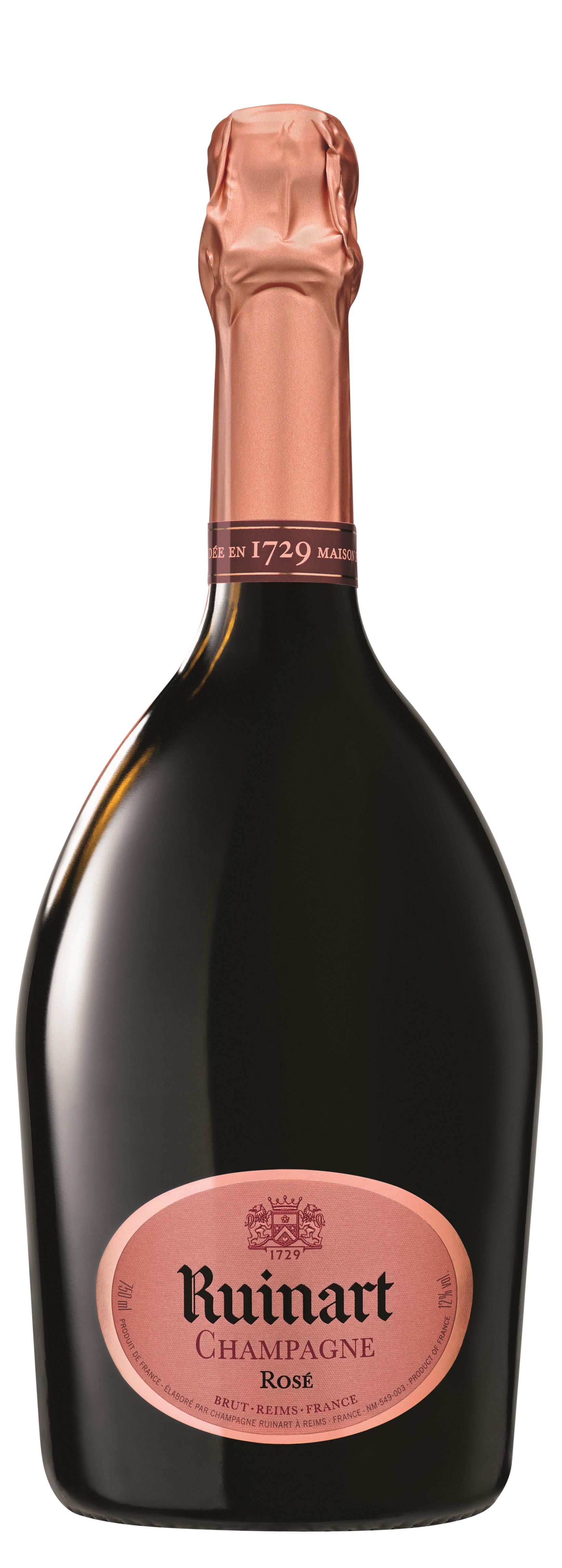 Champagne - Rosé - Brut wine bottle