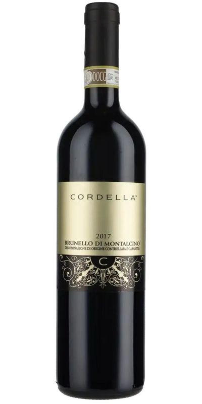 Cordella, Brunello di Montalcino 2018 Øko wine bottle