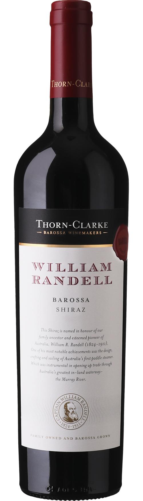 Thorn-Clarke William Randell Barossa Shiraz wine bottle
