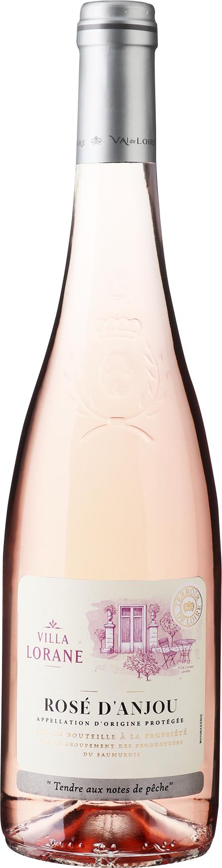 Alliance Loire Rosé d'Anjou AOC Villa Lorane wine bottle