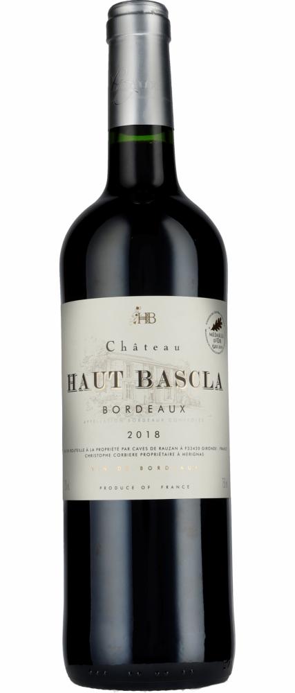 2018 Chateau Haut Bascla Bordeaux Rouge wine bottle
