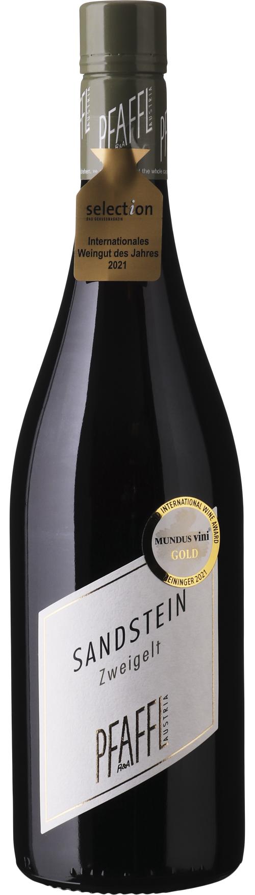 Pfaffl Zweigelt Sandstein wine bottle