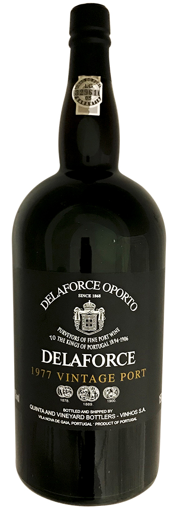 Delaforce Vintage Port 1977 MAGNUM wine bottle
