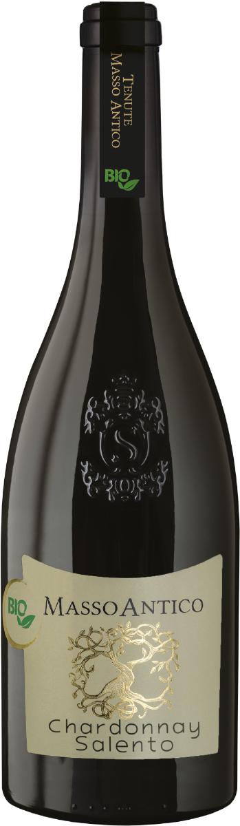 Masso Antico Chardonnay Salento IGT 2023 ØKO wine bottle