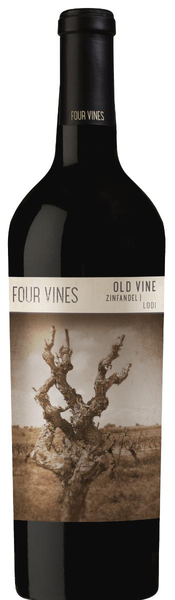 Four Vines Old Vine Zinfandel Lodi 2021 wine bottle